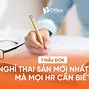 Luật Nghỉ Thai Sản Của Chồng